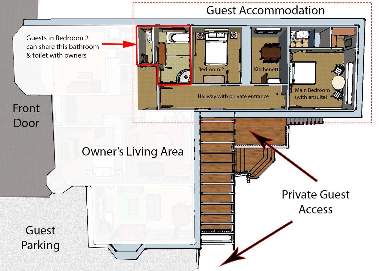 Sunny Mornington 2 Bedroom Guest Suite Дьюндин Экстерьер фото
